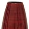 Uniquewise Bamboo Cylinder Floor Vase-Handcrafted Tall Decorative Vase-Ideal for Dining Room, Living Room, 16.5", Red QI003245.R.S - alternate 6